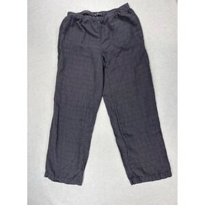Women's Eileen‎ Fisher Pull on Linen blend gray pant elastic waist size XS